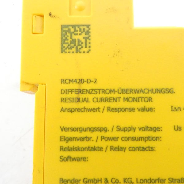 BENDER RCM420-D-2 NSNP