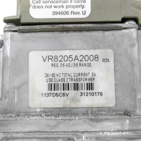 HONEYWELL VR8205A2008 24V NSNP