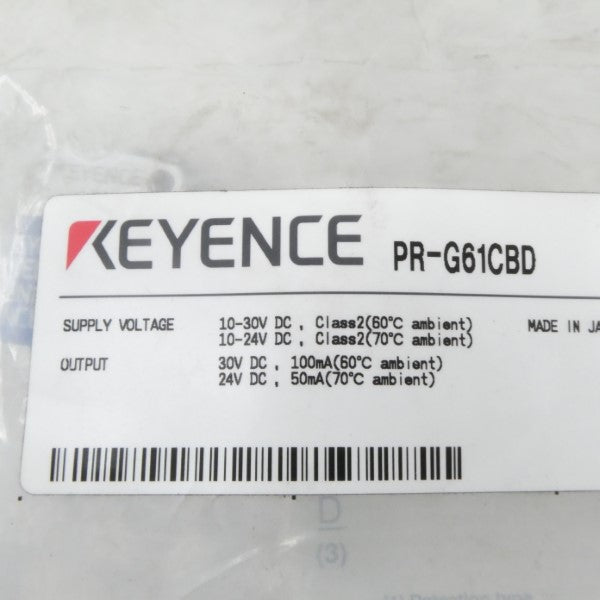KEYENCE PR-G61CBD 10-30VDC NSMP
