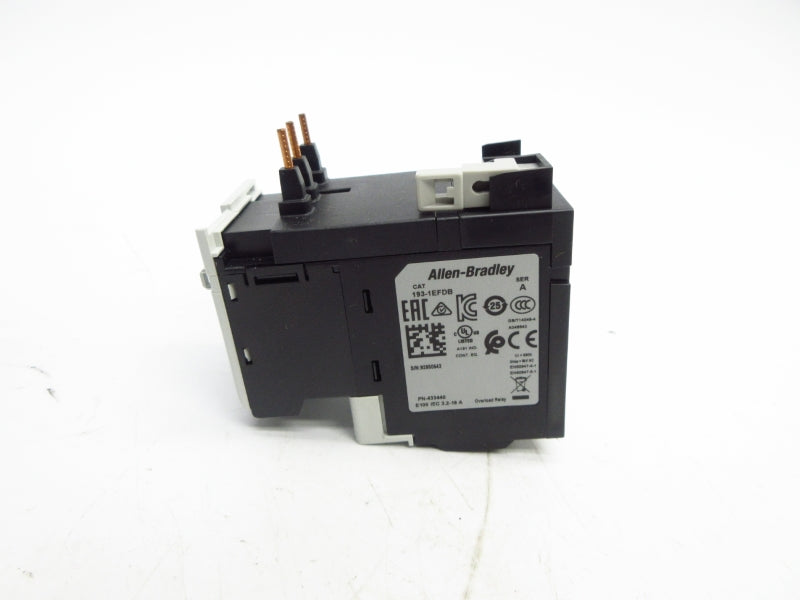 ALLEN BRADLEY 193-1EFDB SER. A 600V 3.2-16A (BR/WH) NSMP