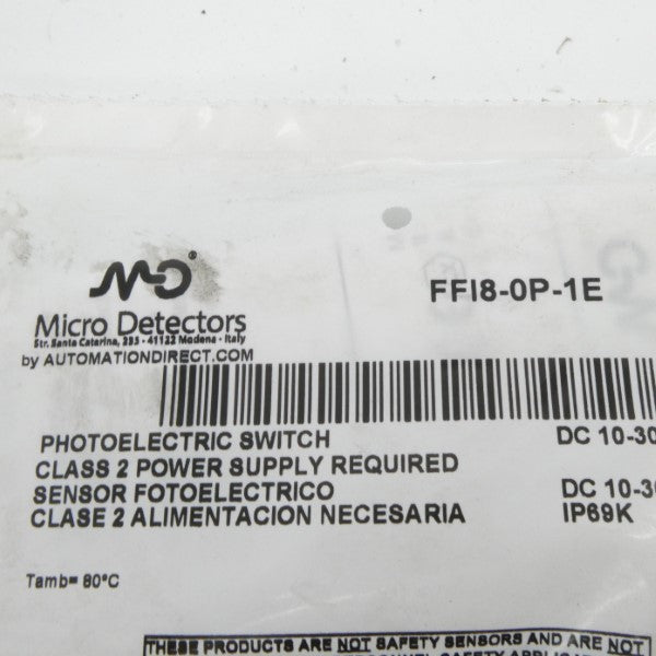 MICRO DETECTORS FFI8-0P-1E 10-30VDC NSMP