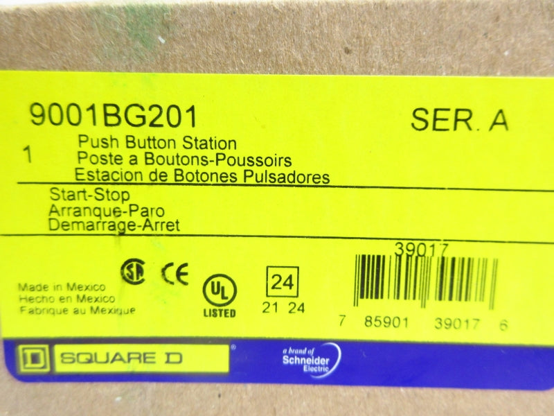 SQUARE D 9001BG201 SER. A 600V NSMP