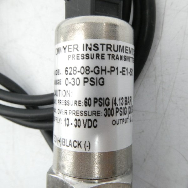 DWYER 628-08-GH-P1-E1-S1 13-30VDC 0-30PSI NSNP