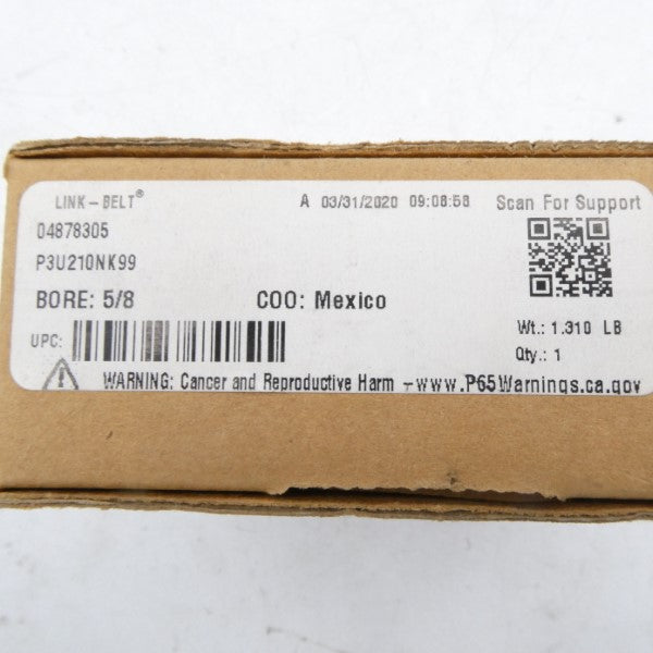 REXNORD P3U210NK99 5/8" NSMP