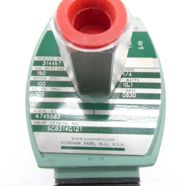 ASCO SC8314G121 110/120V 100PSI 1/4" NSMP
