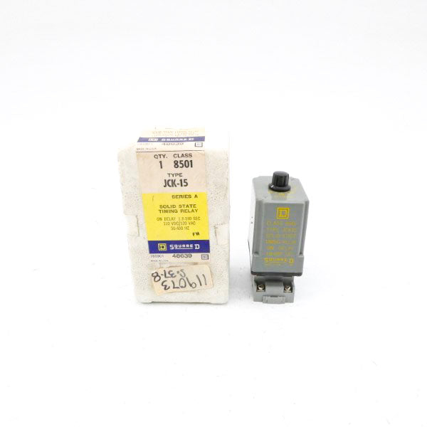 SQUARE D 8501JCK-15 SER. A 120VAC 1.8-180S (AS PICTURED) NSMP