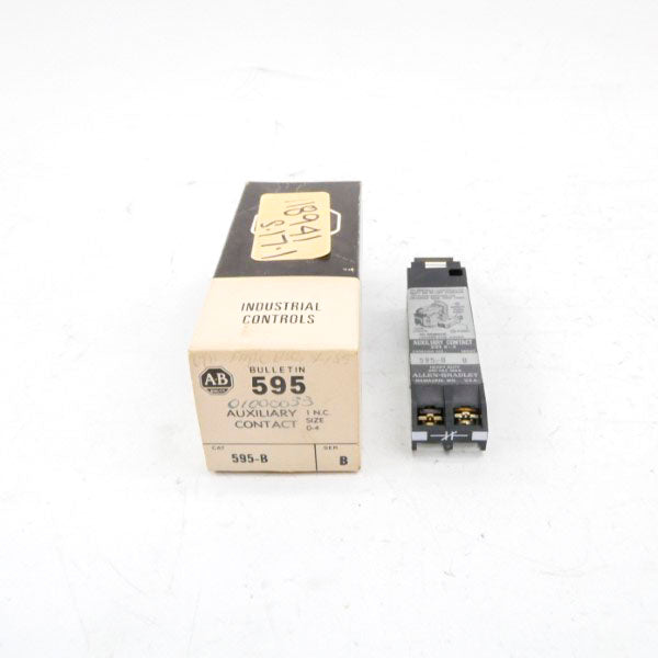 ALLEN BRADLEY 595-B SER. B 600VAC (BK/WH) NSMP