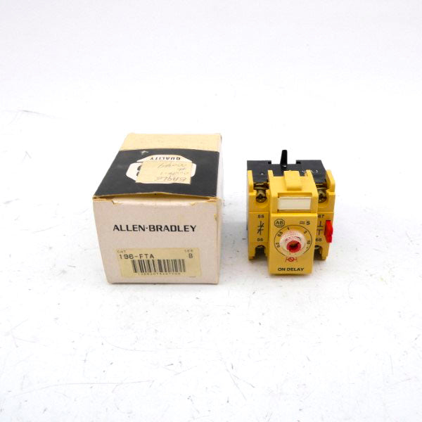 ALLEN BRADLEY 196-FTA SER. B 600VAC 1.2A (BK/WH) NSMP