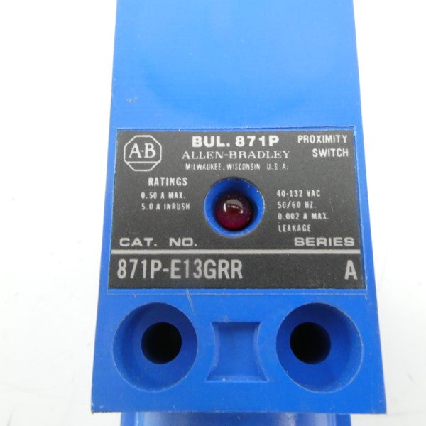 ALLEN BRADLEY 871P-E13GRR SER. A 40-132VAC 5.0A (BK/YL) NSMP