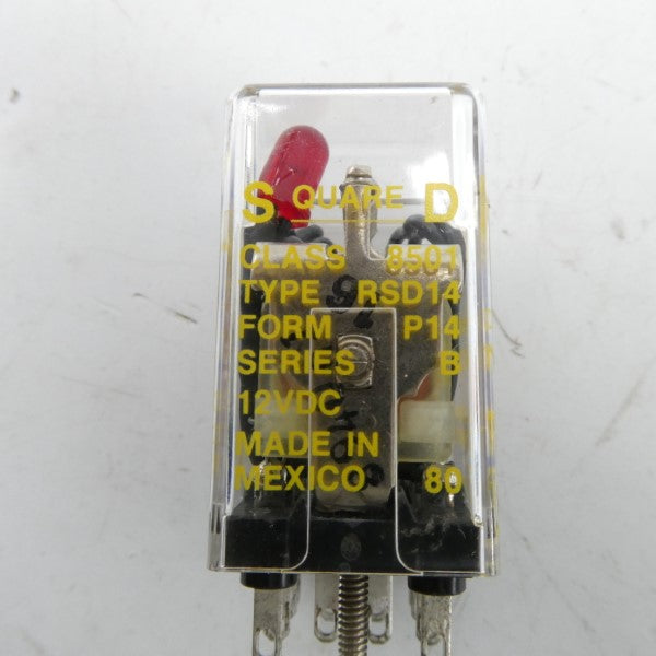 SQUARE D 8501RSD14 SER. B 12VDC 5A NSMP