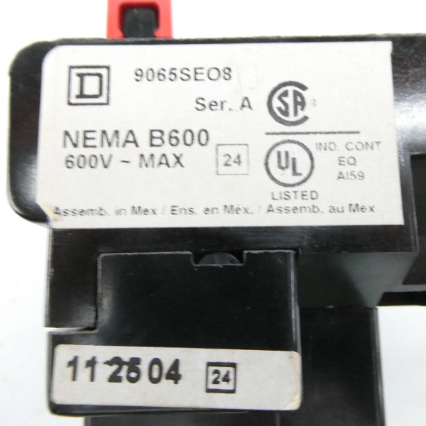 SQUARE D 9065SEO8 SER. A 600V NSMP