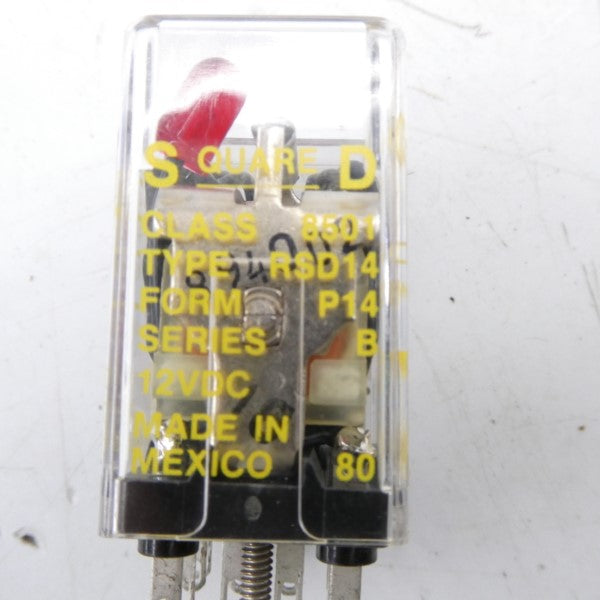 SQUARE D 8501RSD14 SER. B 12VDC 5A NSNP
