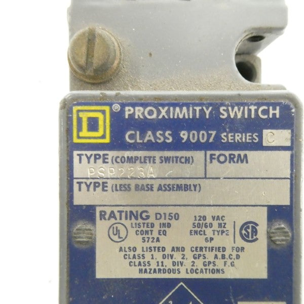 SQUARE D 9007PSP223A SER. C 120VAC NSNP