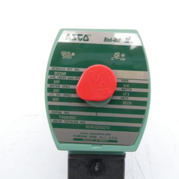 ASCO SD8320G174 110/120V 100PSI 1/4" NSMP
