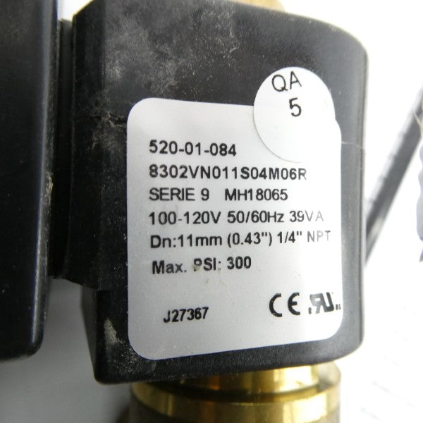 INDUSTRIAL MRO 8302VN011S04M06R 100-120V 300PSI 1/4" NSNP