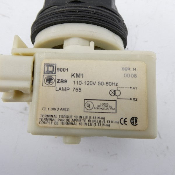 SQUARE D 9001KM1G SER. H 110-120V (AS PICTURED2) NSNP
