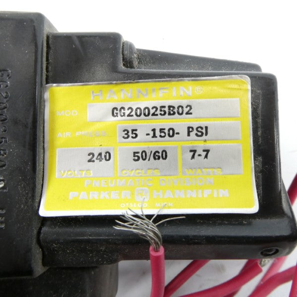 HANNIFIN GG20025B02 240V 35-150PSI NSNP