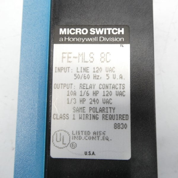 MICRO SWITCH FE-MLS8C 120VAC 10A NSMP