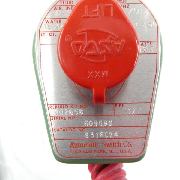 ASCO 8316C24 110/120V 10-250PSI 1/2" NSNP