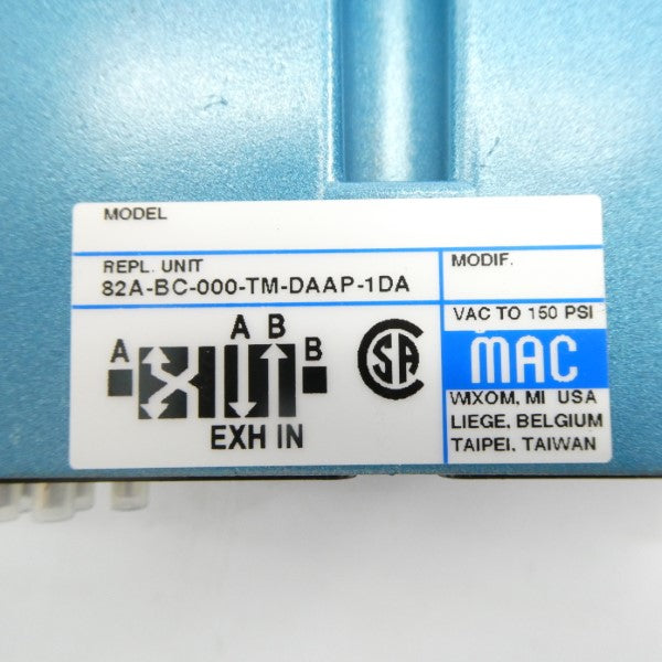 MAC 82A-BC-000-TM-DAAP-1DA 110/120V 150PSI NSMP