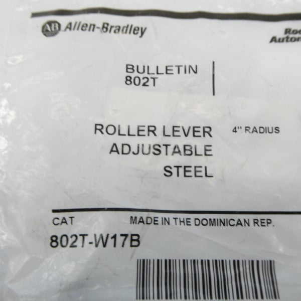 ALLEN BRADLEY 802T-W17B SER. B 4" NSMP
