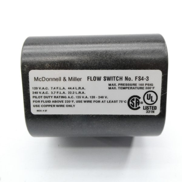 MCDONNELL & MILLER 114400 FS4-3 120/240VAC 160PSI 1" NSMP