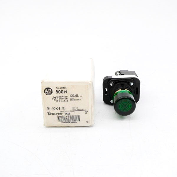 ALLEN BRADLEY 800H-PRBH16G SER. F 120V (WH) NSMP