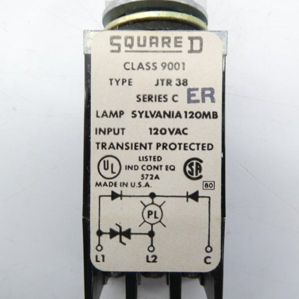 SQUARE D 9001JTR38R29 SER. C 120VAC NSMP