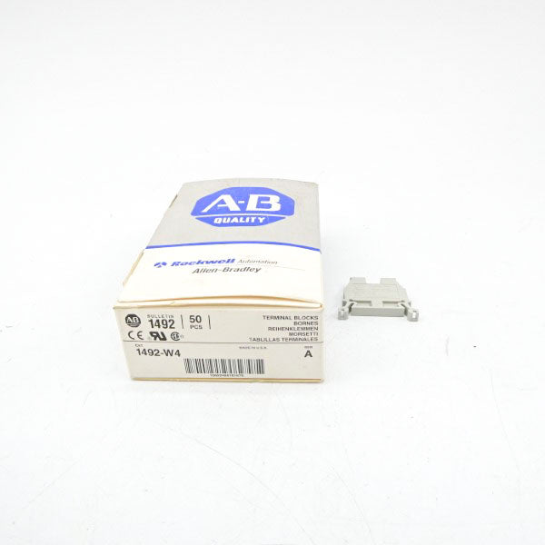 ALLEN BRADLEY 1492-W4 SER. A 600V (PKG OF 50) (GY/BL) NSMP