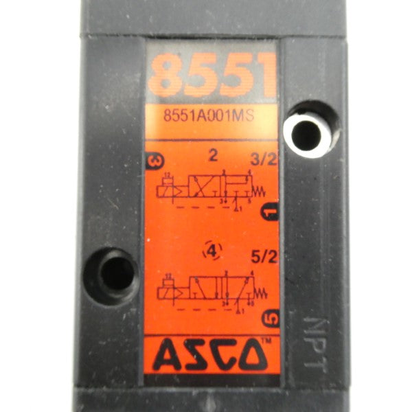 ASCO 8551A001MS 120V 30-150PSI NSNP