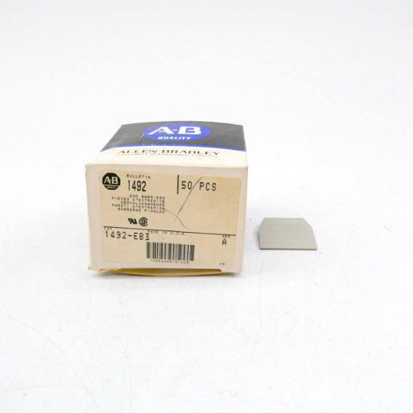ALLEN BRADLEY 1492-EB3 SER. A (PKG OF 48) (BK/BL) NSMP