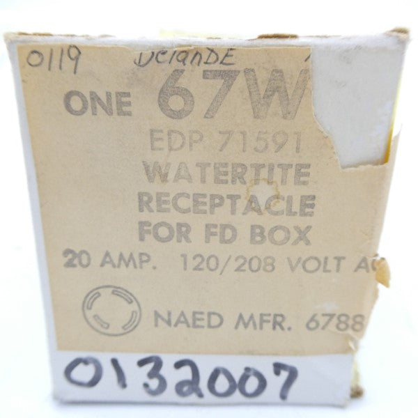 DANIEL WOODHEAD 67W09 120/208VAC 20A NSMP