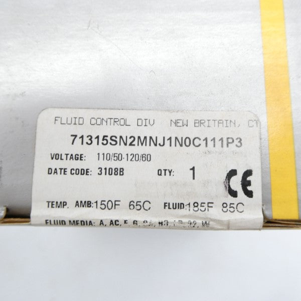 PARKER 71315SN2MNJ1N0C111P3 110/120V NSFS