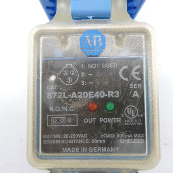ALLEN BRADLEY 872L-A20E40-R3 SER. A 20-250VAC NSNP