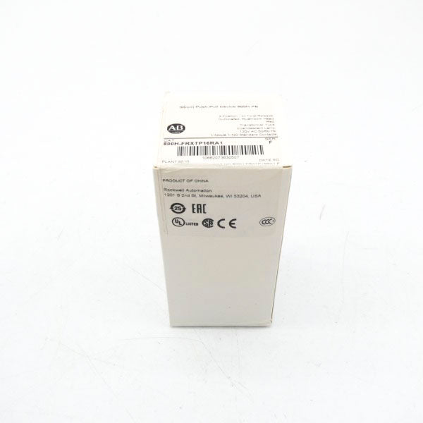ALLEN BRADLEY 800H-FRXTP16RA1 SER. F 120VAC (WH) NSFS