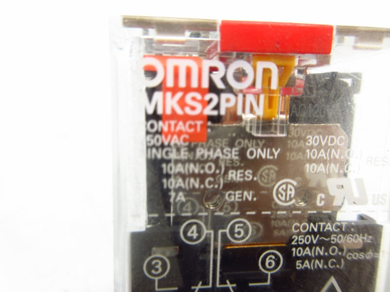OMRON MKS2PIN 120VAC 10A NSNP
