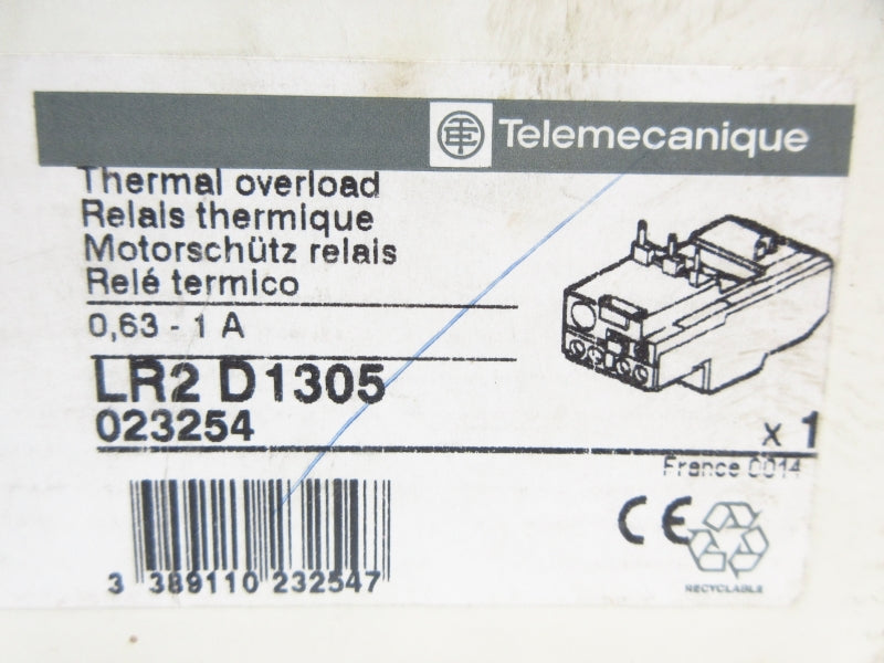 TELEMECANIQUE LR2D1305 0.63-1A NSFS