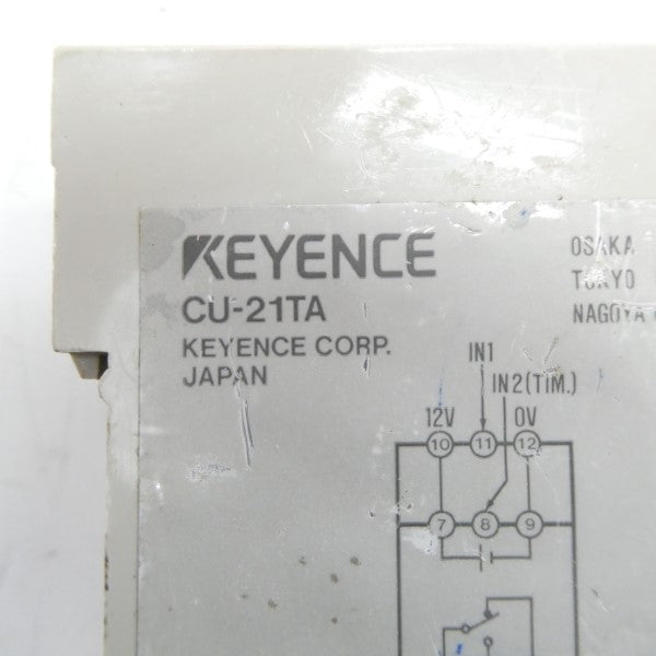 KEYENCE CU-21TA 12V UNMP