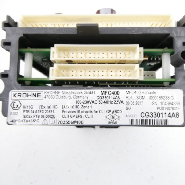 KROHNE MFC400 100-230VAC (AS PICTURED) NSNP