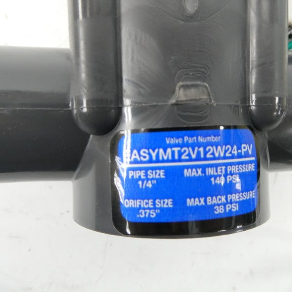 PLASTICOMATIC EASYMT2V12W24-PV 140PSI 1/4" NSMP