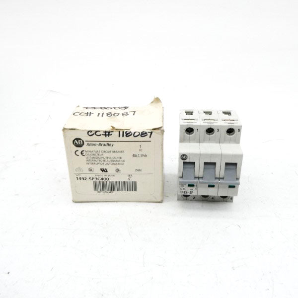 ALLEN BRADLEY 1492-SP3C400 SER. C 415VAC 40A NSMP