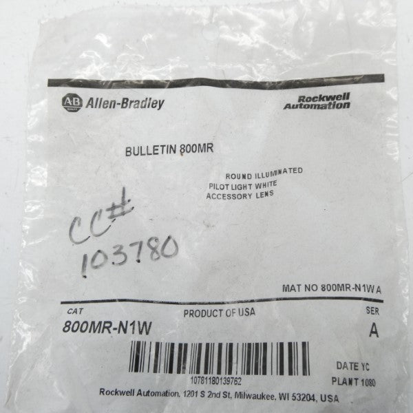 ALLEN BRADLEY 800MR-N1W SER. A NSMP