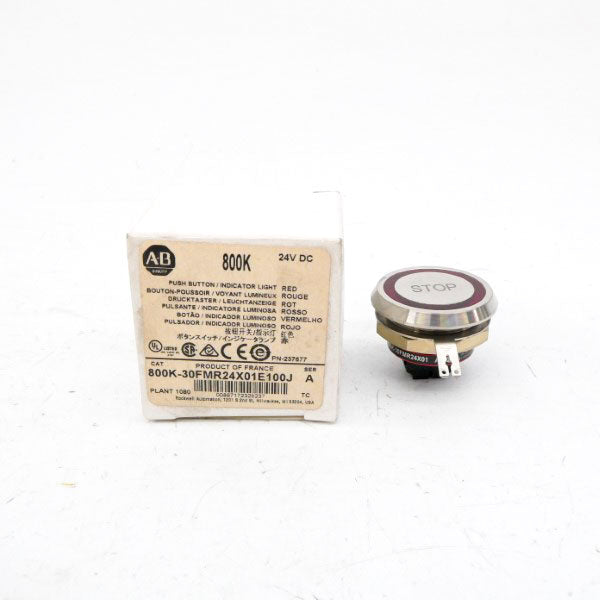 ALLEN BRADLEY 800K-30FMR24X01E100J SER. A (WH) NSMP
