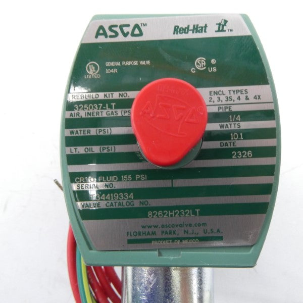ASCO 8262H232LT 110/120V 155PSI 1/4" NSMP