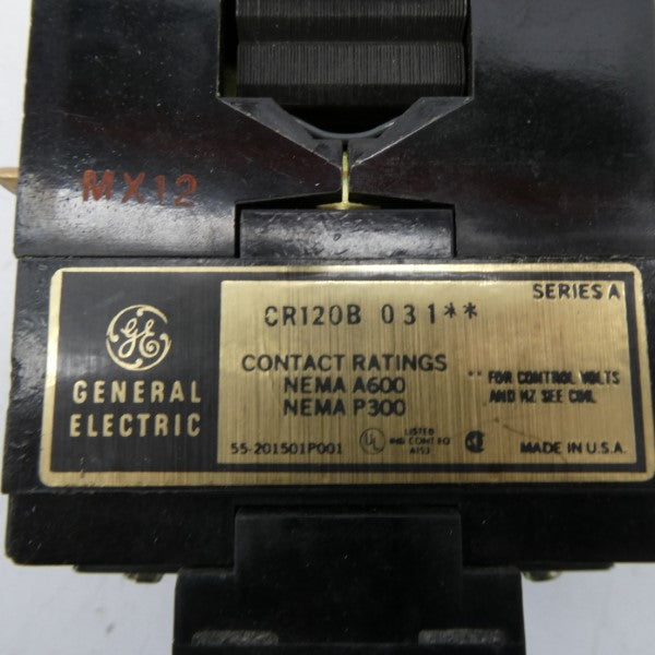 GENERAL ELECTRIC CR120B03102 SER. A 115V 10A NSMP