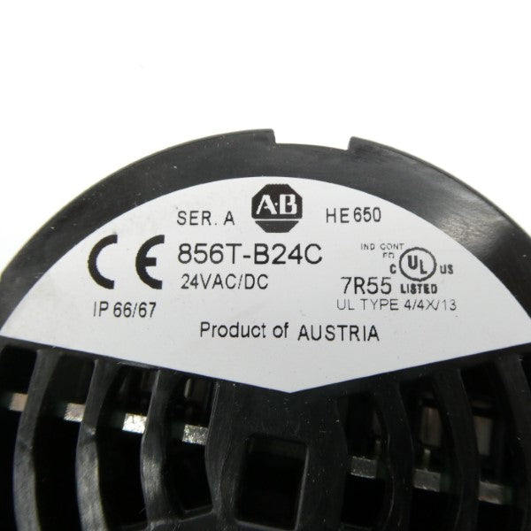 ALLEN BRADLEY 856T-B24SNC SER. A 24VAC/DC (WH) NSMP