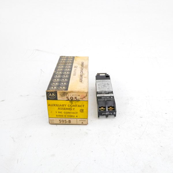 ALLEN BRADLEY 595-B SER. A 600VAC (BK/YL) NSMP