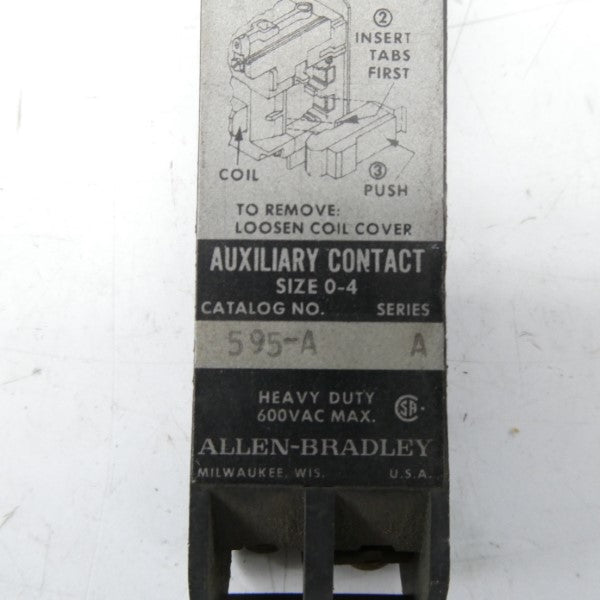 ALLEN BRADLEY 595-A SER. A 600VAC NSNP