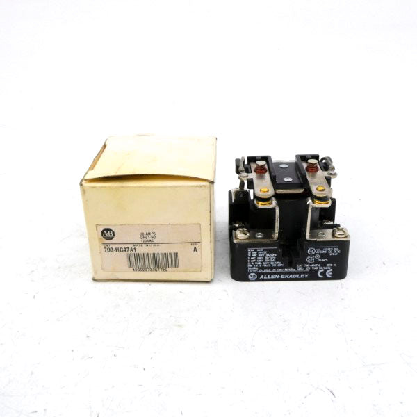 ALLEN BRADLEY 700-HG47A1 SER. A 120VAC 30A (WH) NSMP