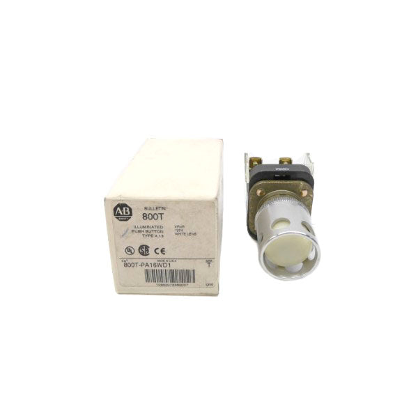 ALLEN BRADLEY 800T-PA16WD1 SER. T 120V (WH) NSMP